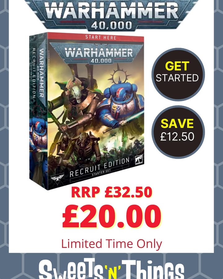 Warhammer 40K Recruit Edition — now £20