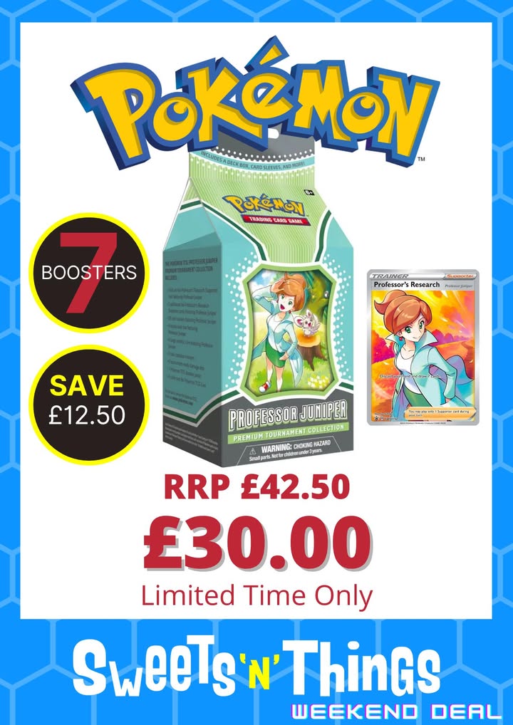 Pokémon Professor Juniper Special Offer this weekend