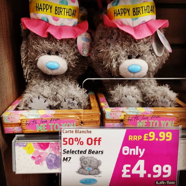 Me To You Bears – half price right now