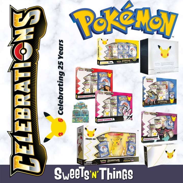 Pokémon Celebrations 25th Anniversary arrives