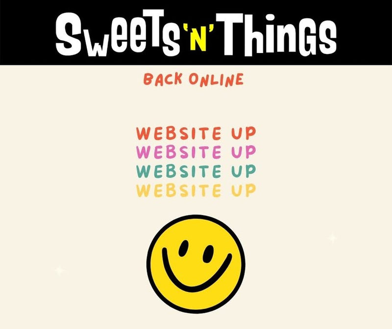 Our website is back online