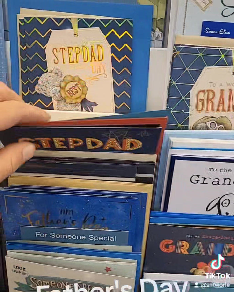 Father's Day cards in store now