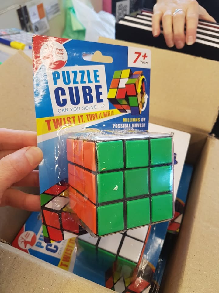 Rubik's Cubes are back in stock