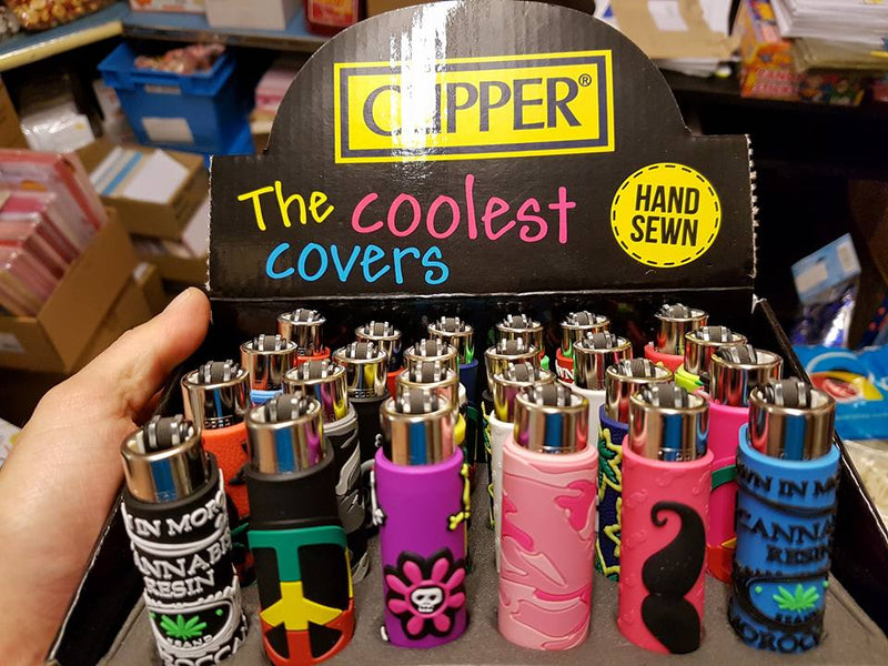 New Clipper lighters with rubber cases