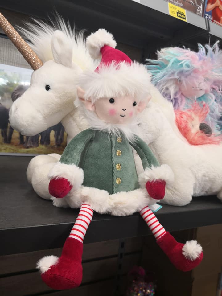 Jellycat elves have arrived in store