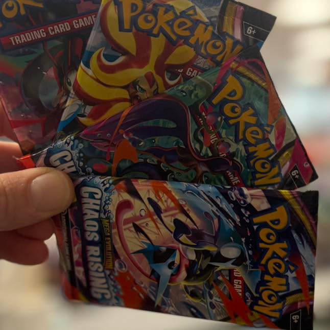 Pokémon Chaos Rising Booster Packs in Stock