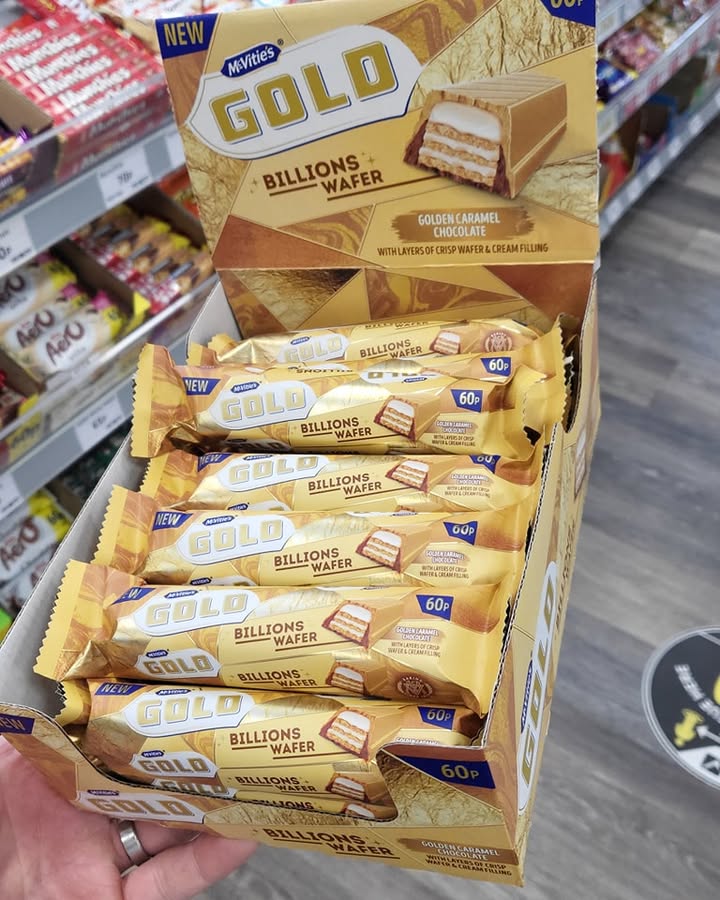 New McVitie's Gold Billions Wafer