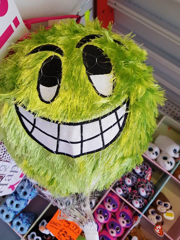 Emoji faced fuzzy balls are here