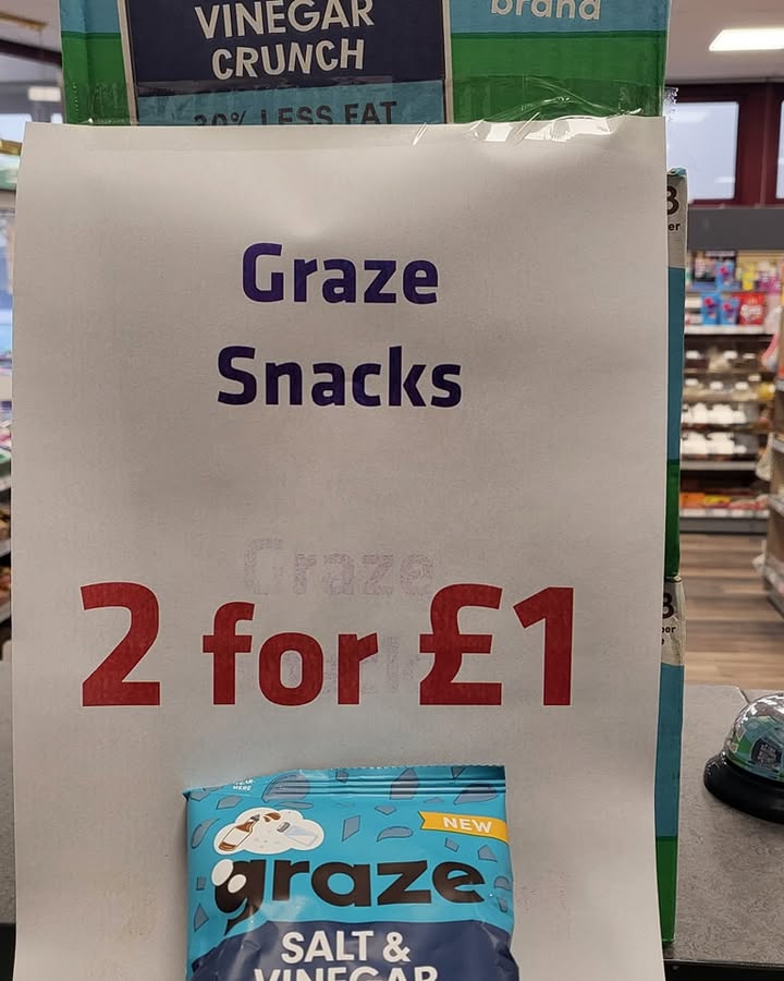 Graze snacks – 2 for £1