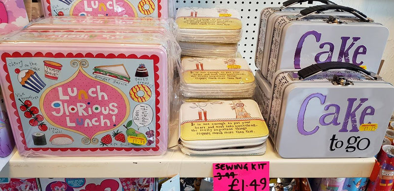 John Lewis bargains just in – sewing, cake tins and lunch