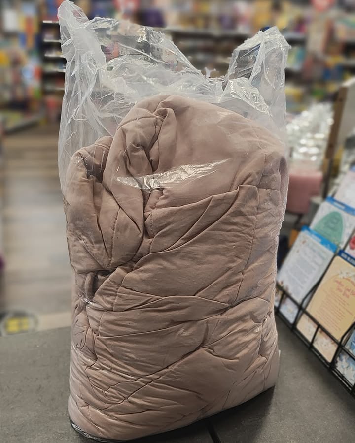 Lost pink weighted blanket—help us find its owner