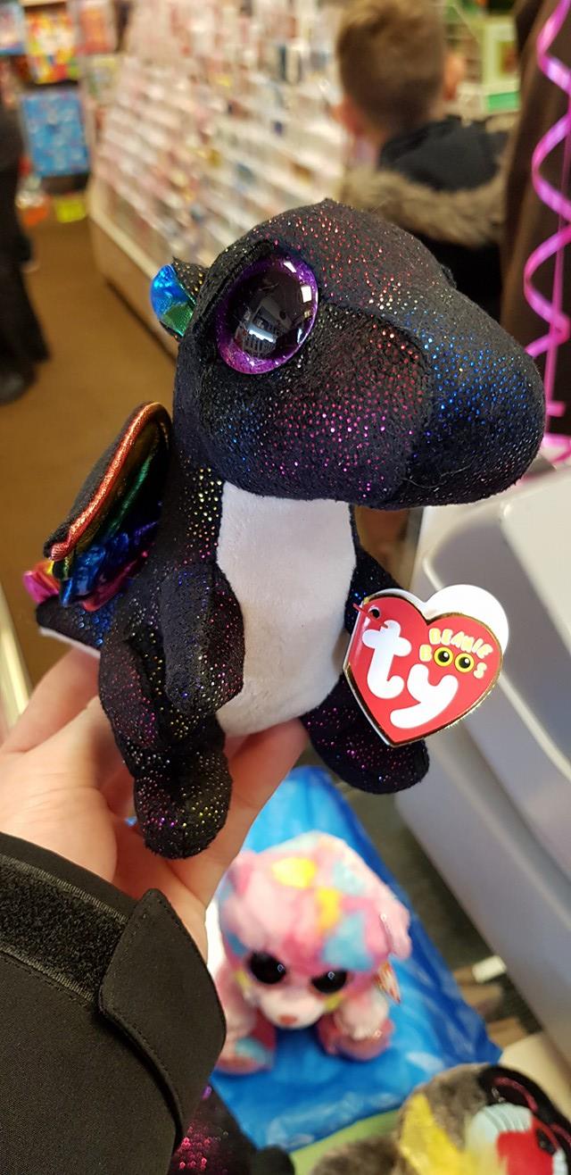 New TY Beanie Boo: Black Dragon