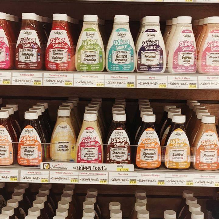 New Skinny Syrups and Sauces in stock