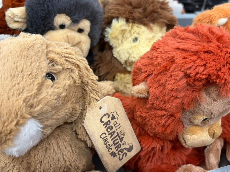 Luxury plush animals have just arrived