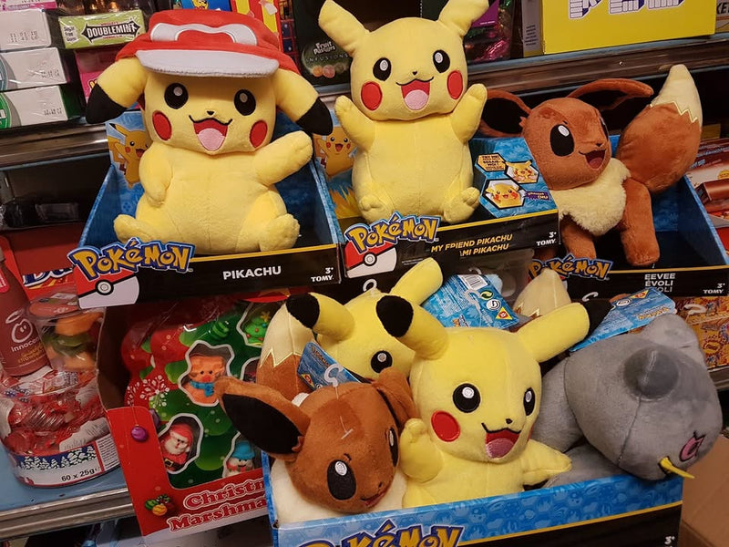 Pokémon plushies now in stock