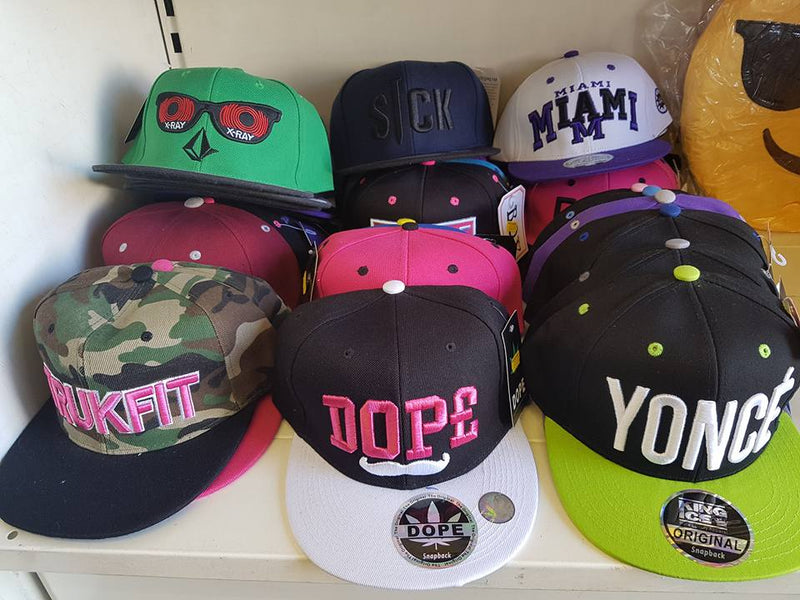 New baseball caps just in — only £3.99