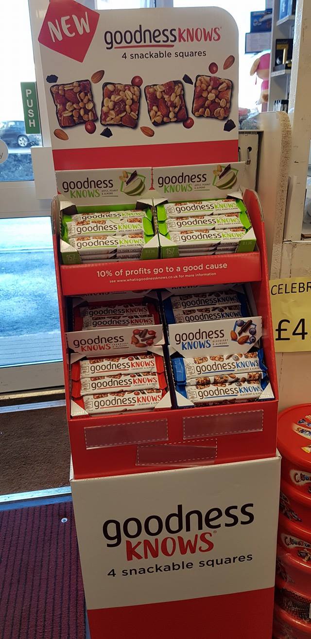 Goodness Knows bars – now just 39p each