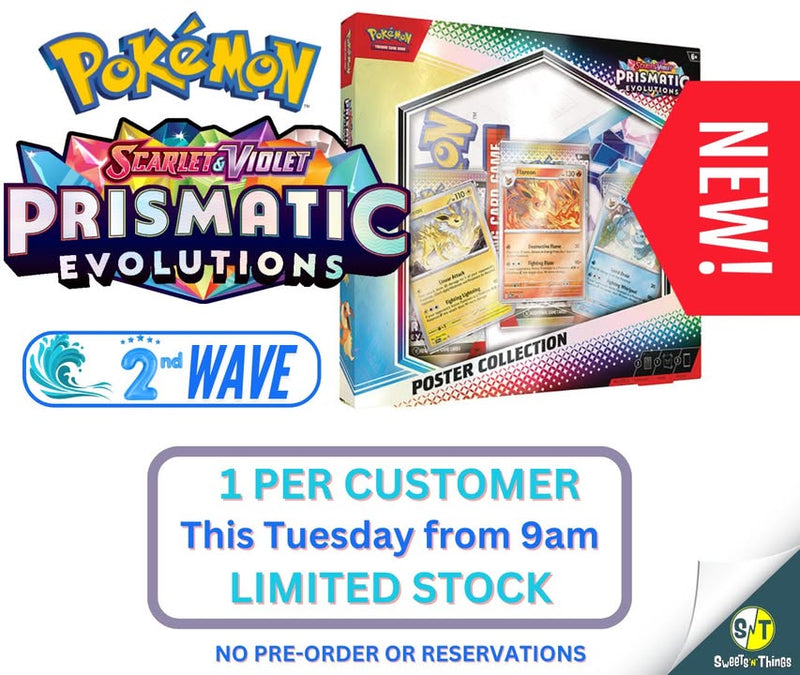 Pokémon Prismatic Evolutions Wave Two – Tomorrow!