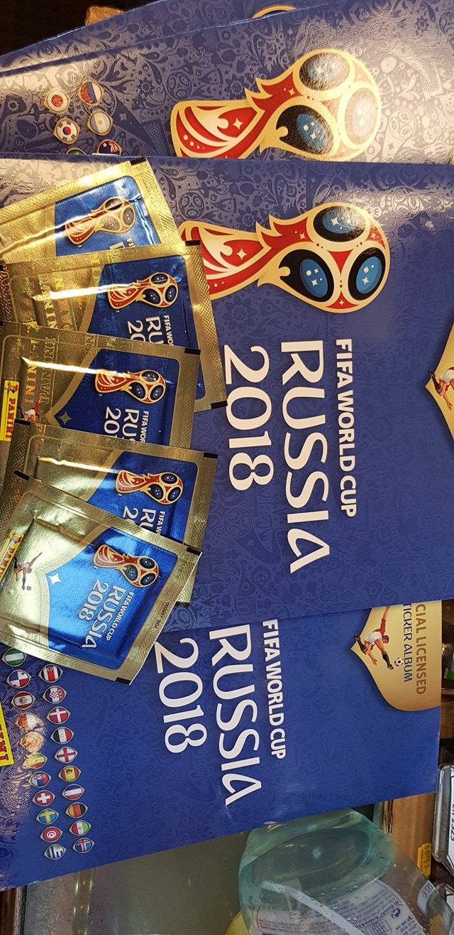 Russia 2018 World Cup stickers in now