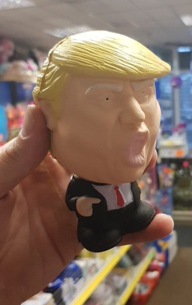 We've got a squishy Trump in store
