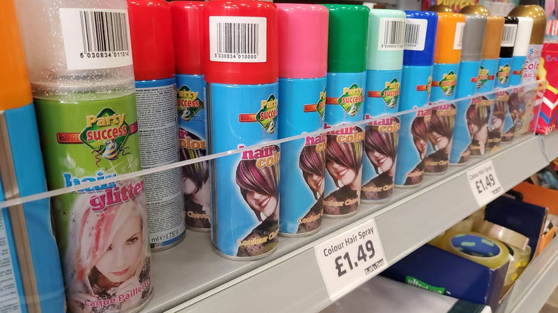 Coloured hairsprays in stock now