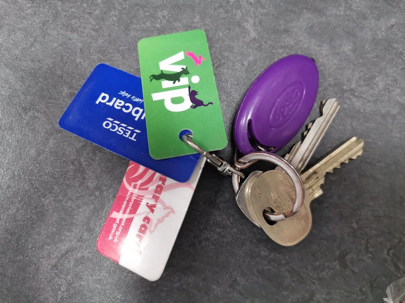 Lost keys found in the shop