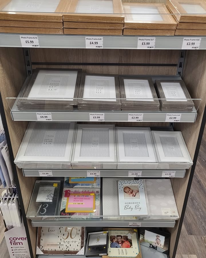 New photo frames in store from £2.99