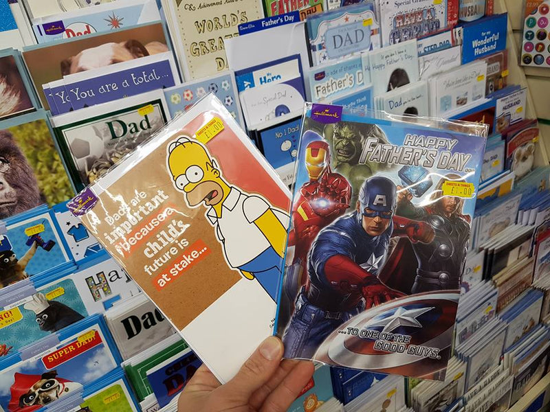 Father's Day cards — clearance prices from 59p