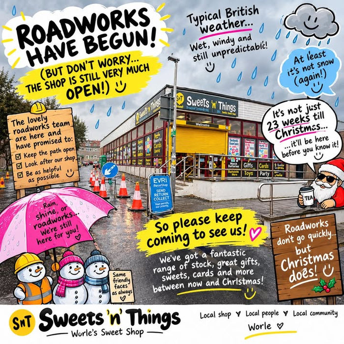 Roadworks Have Begun, But We're Open!