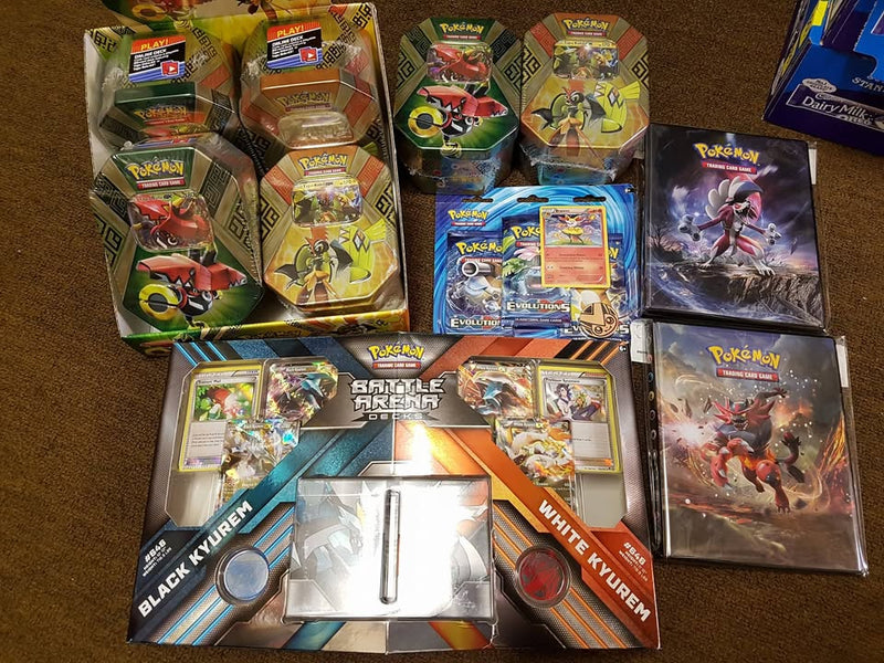 New Pokémon tins and battle decks in stock