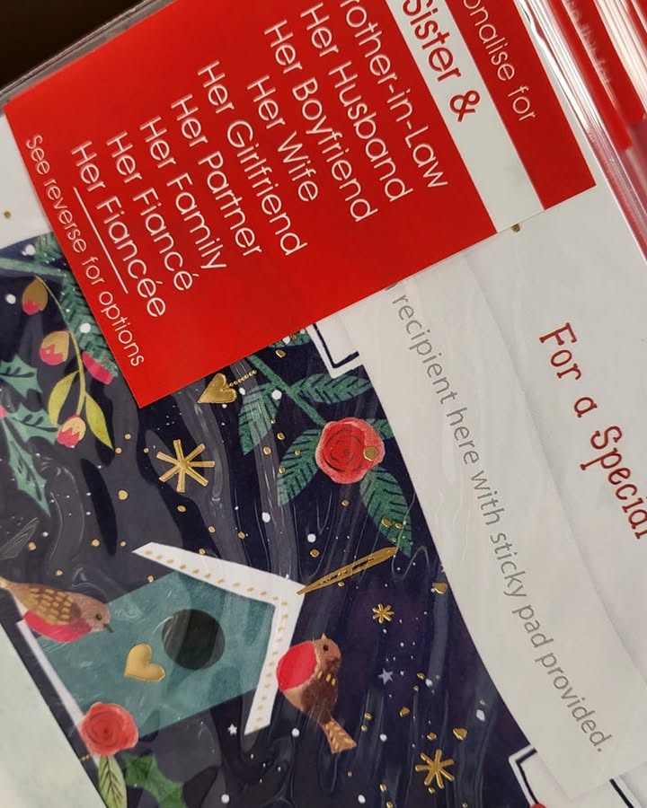 Christmas cards for everyone — personalised too