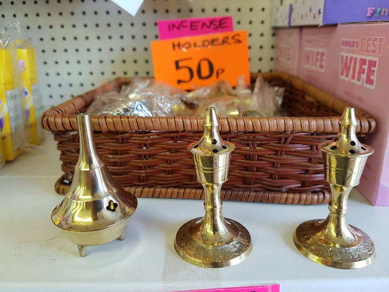 Beautiful brass incense holders, just 50p