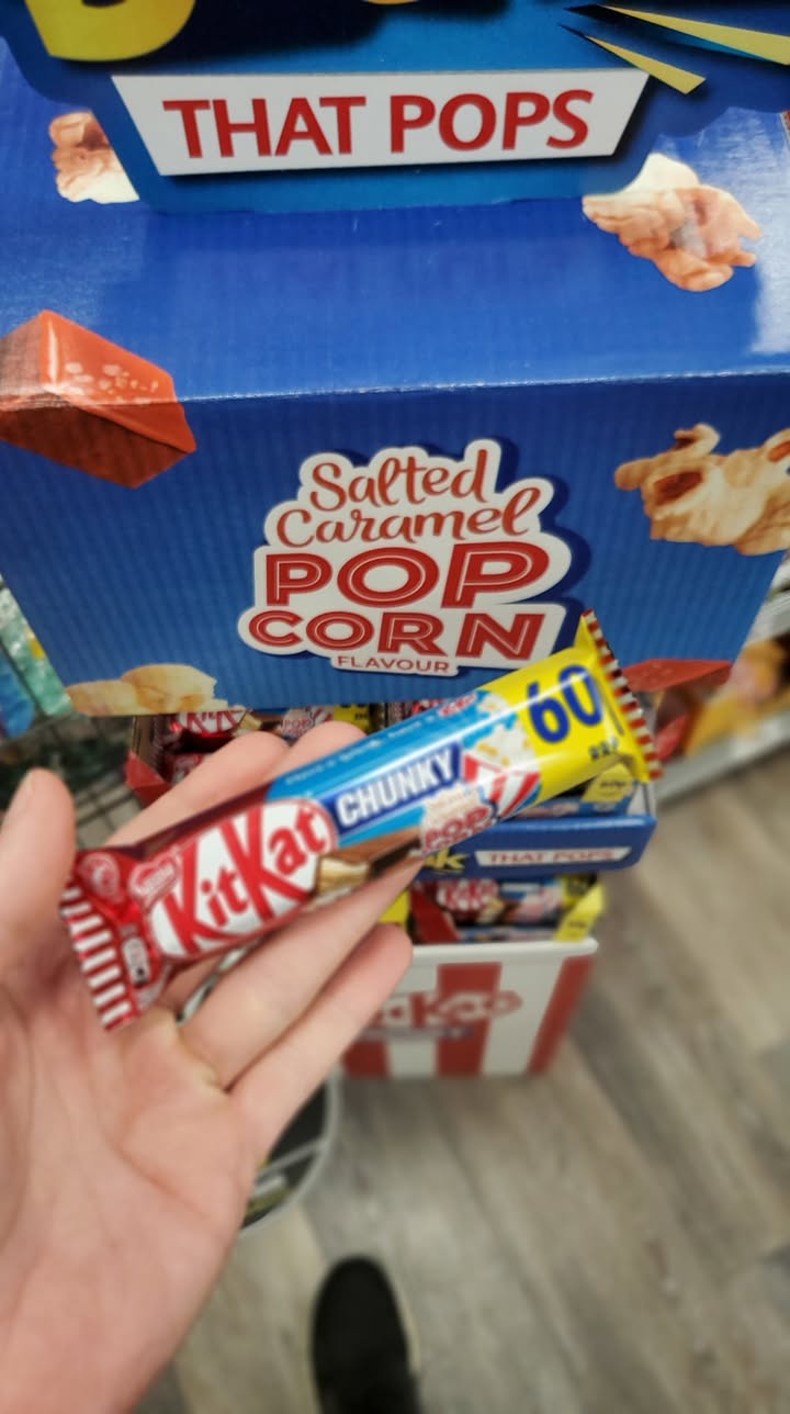 KitKat Chunky Salted Caramel Popcorn is here