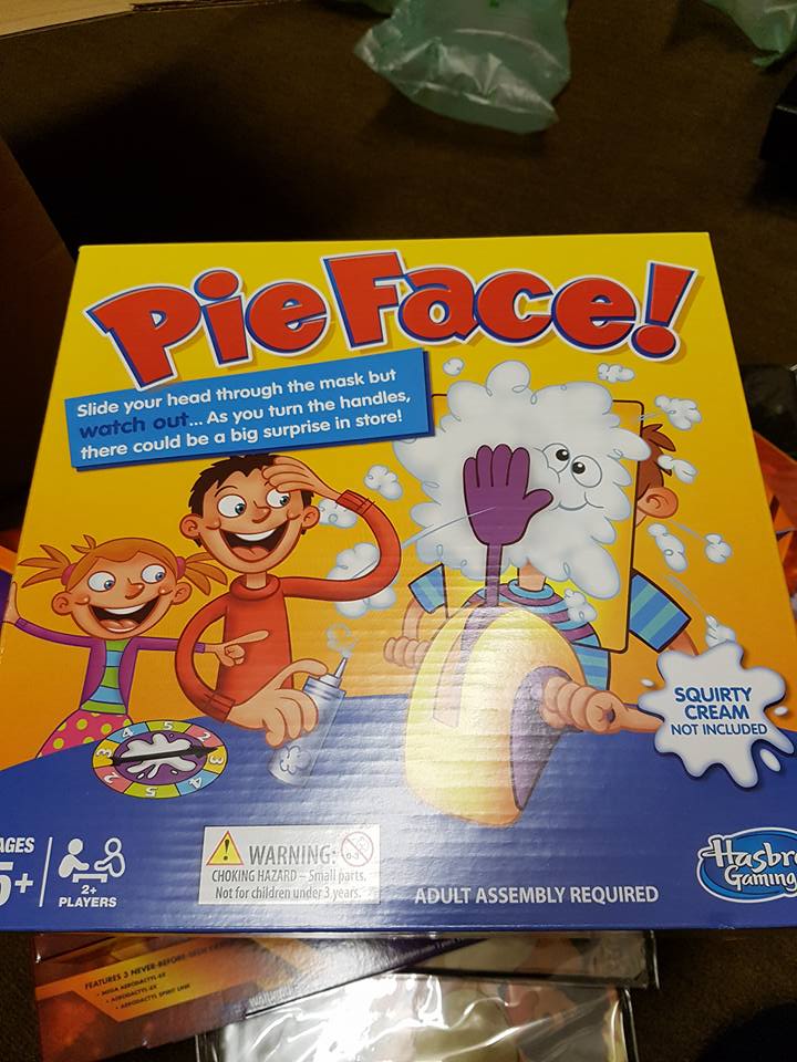 Pie Face game is here!