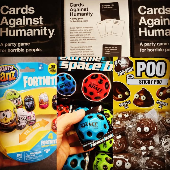 Back in stock: party games and fidget toys