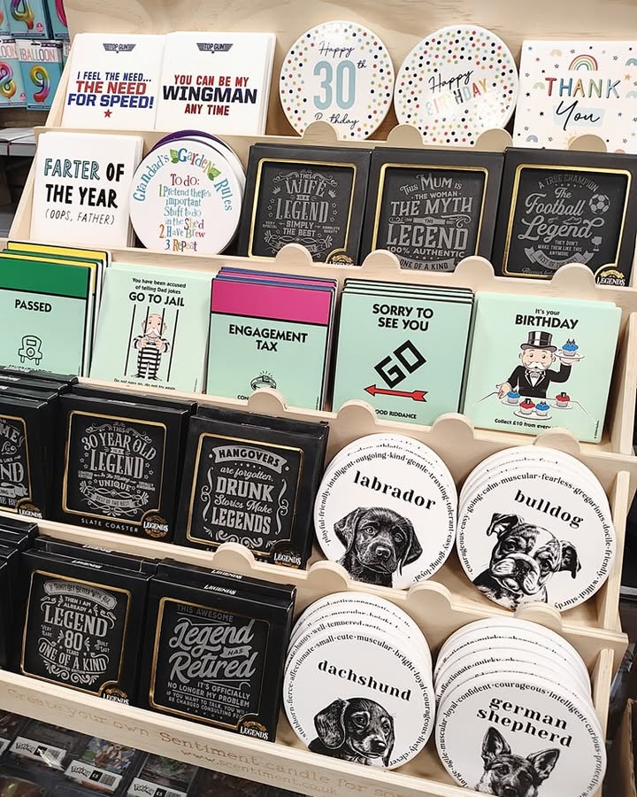 New coasters in store – just £2.99 each