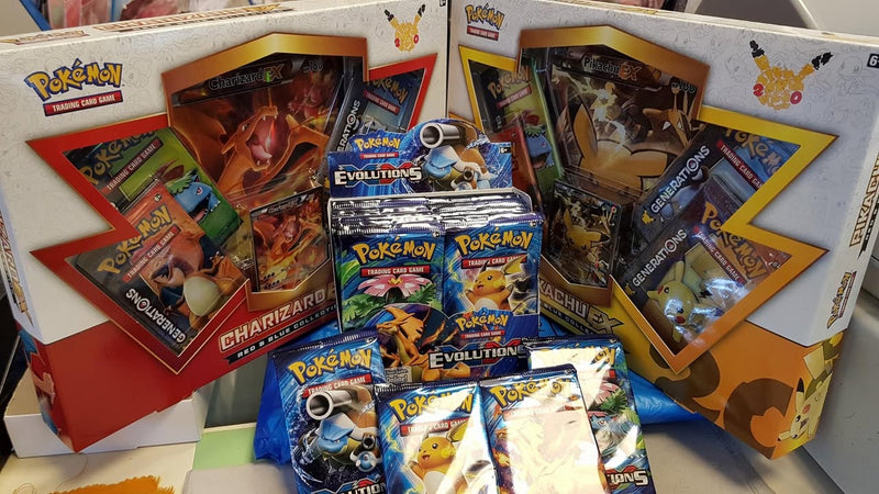Pokémon Evolutions and Generations back in stock