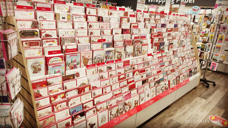 Christmas cards in now – over 1000 to choose from