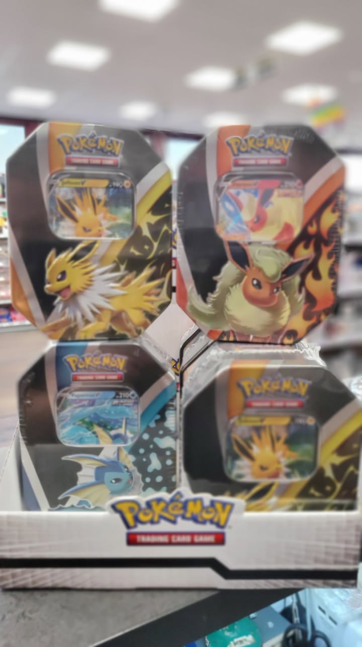 Pokémon Eevee Evolutions V tins are here