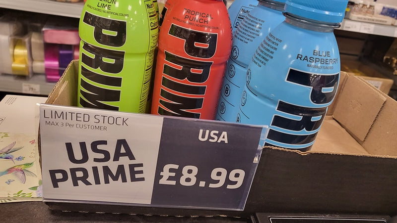 USA Prime energy drinks just landed