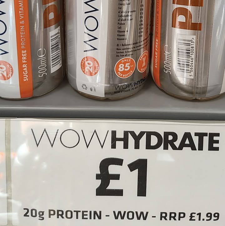 Protein Pro Water – just £1 a bottle