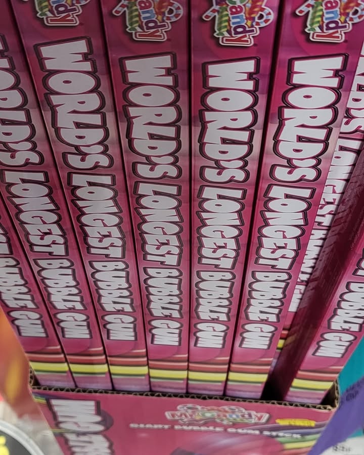 World's longest bubble gum now in stock
