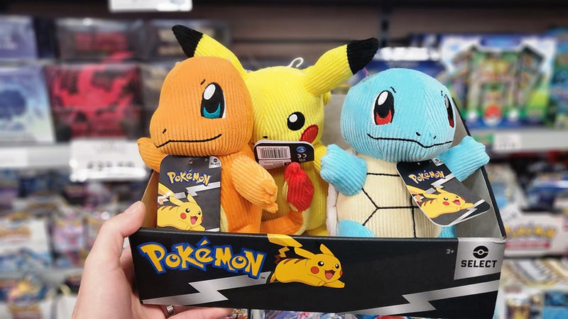 Pokémon plush and flip-a-mallows are here