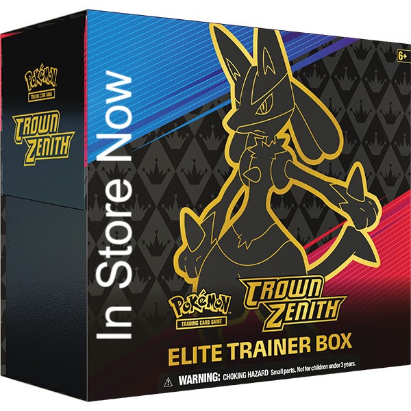 Pokémon Crown Zenith Elite Trainer Box back in stock