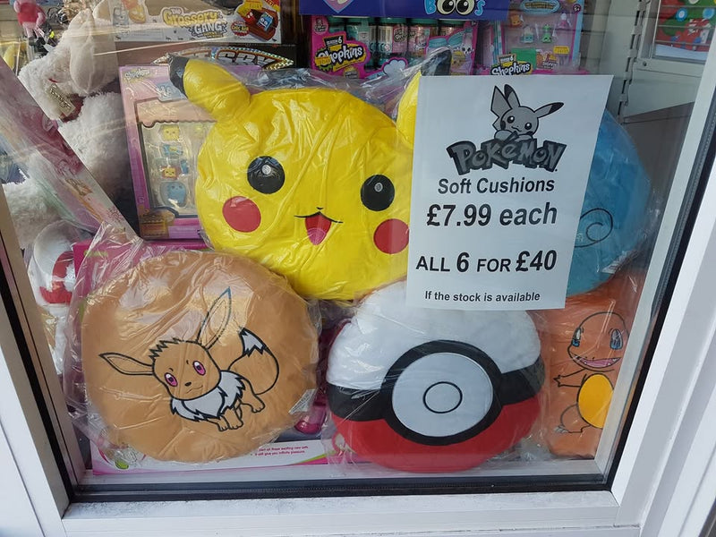 Pokémon cushions — grab yours while stock lasts