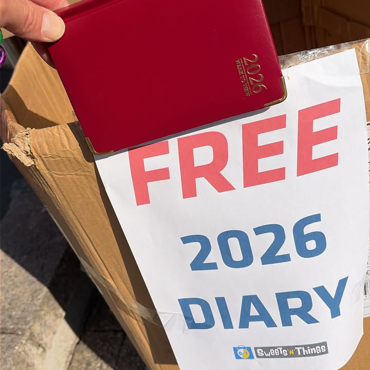 Free 2026 calendars and diaries in store