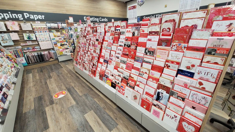 Valentine's cards in stock — from 59p