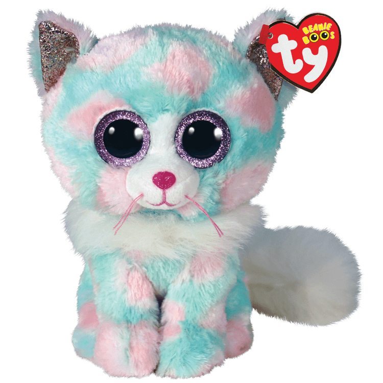 Ty Beanie Boos Medium - Opal the Pastel Cat
