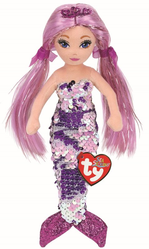 Ty Sea Sequins - Lorelei the Purple Mermaid