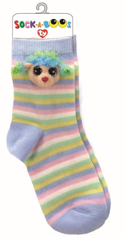 Ty Fashion Socks - Rainbow Poodle